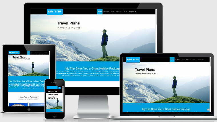 Travel Website Template