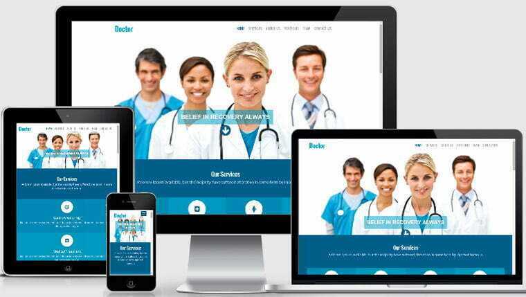 Doctor Free Responsive Website Template