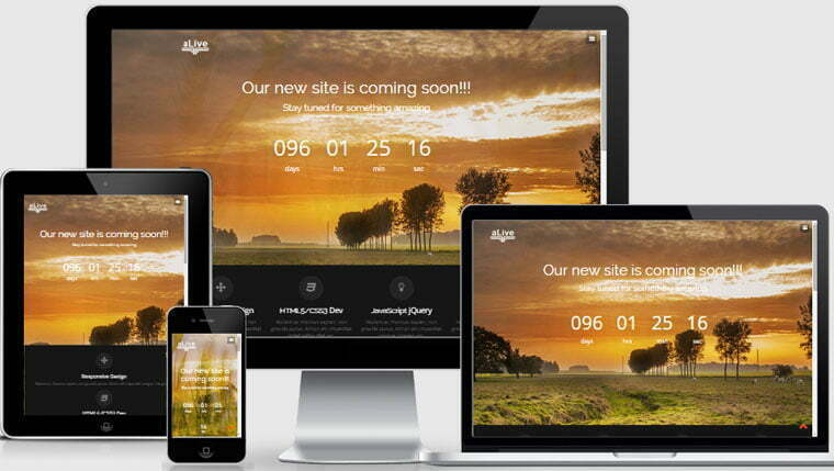 Coming soon html template