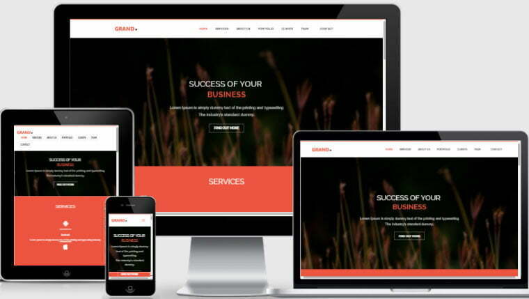 Personal Website Template Bootstrap