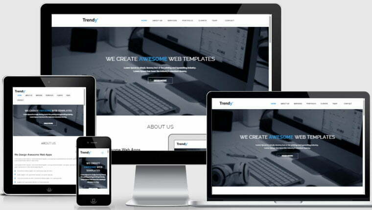 Trendy Website Design Templates