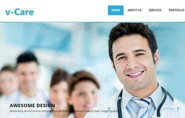 vCare-free-html5-template-hospital-websites