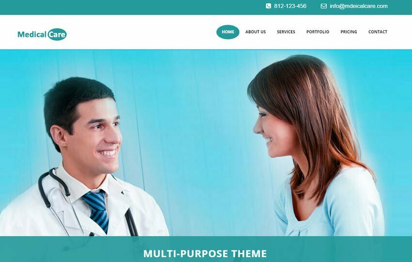 Medical Hospital Web Template