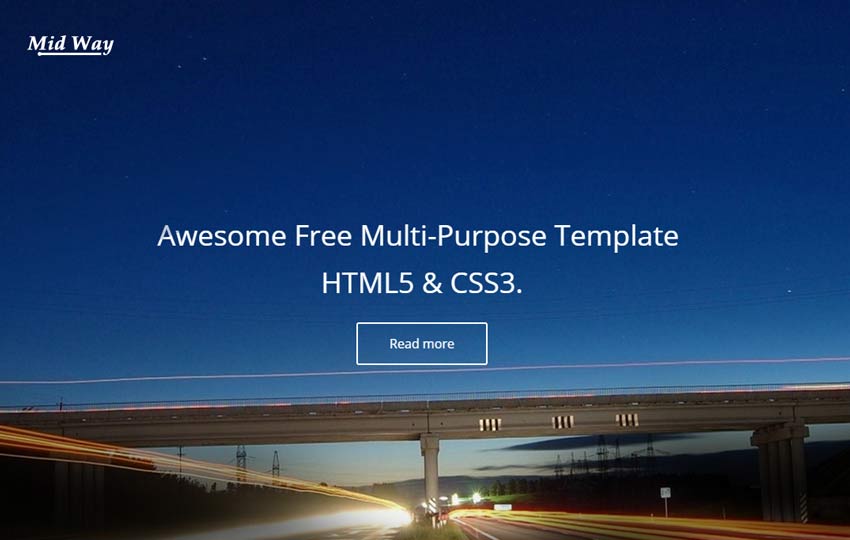 Free HTML5 Website Template