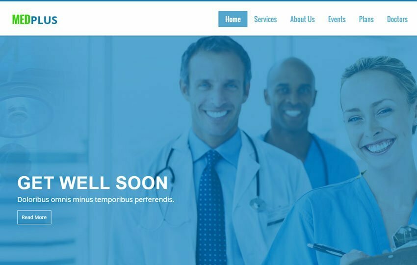 Medical Bootstrap Web Template