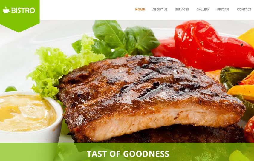 Restaurant Bootstrap HTML5 Template