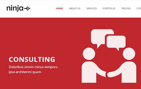 Free Consulting Website Template
