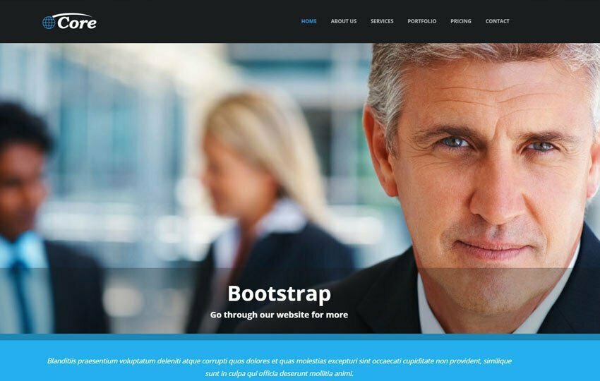 Business Responsive Bootstrap Template