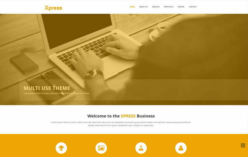 Business Free Bootstrap HTML5 Website Template
