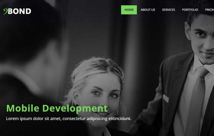Bootstrap Corporate Web Template