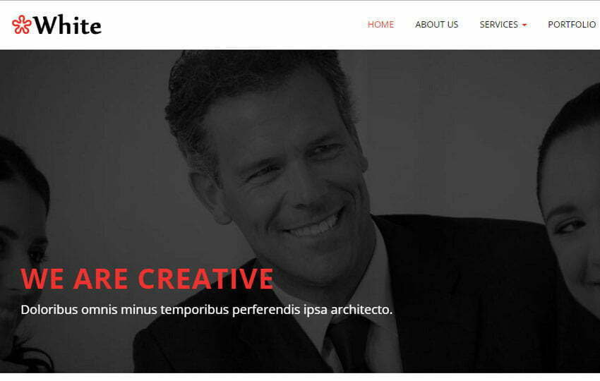 HTML5 Bootstrap Corporate Web Template