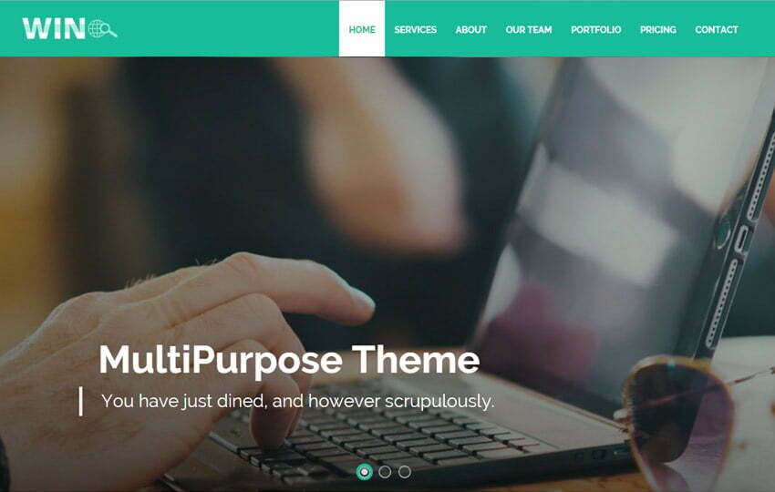 HTML5 Bootstrap Responsive Web Template