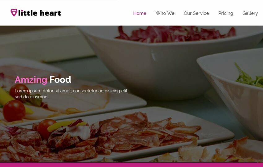 Free Restaurant Bootstrap Web Template
