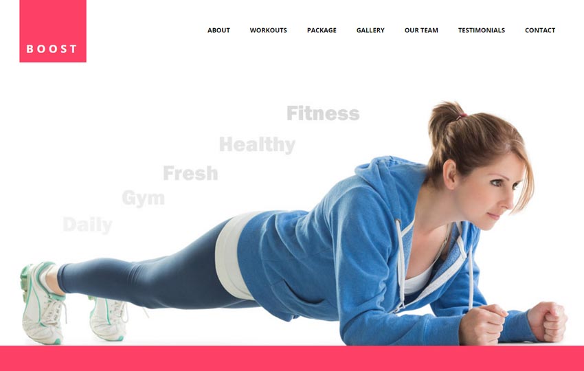 Best Fitness Gym HTML5 Website Template
