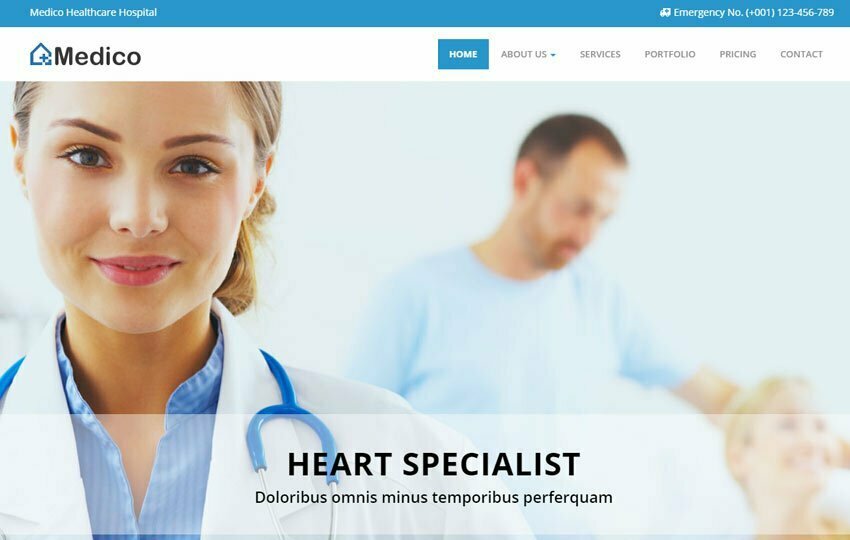 Medical Health Bootstrap HTML5 Template