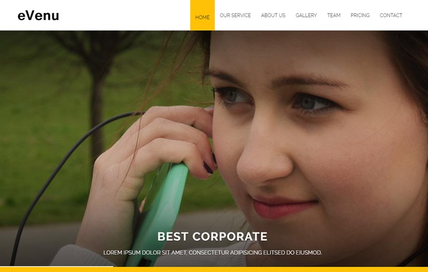 best corporate responsive html template