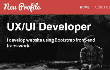 Profile Responsive Web Template