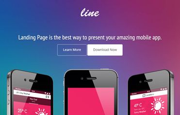 App Landing Page Free Responsive Website Template