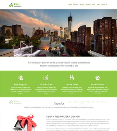 Real estate HTML Template Free Download - WebThemez