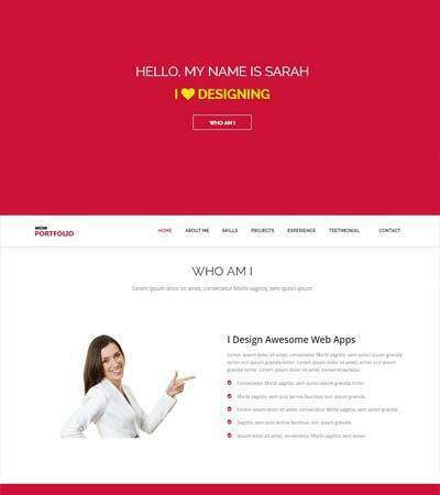 380 Best Personal Website Templates Free Download 22 Webthemez