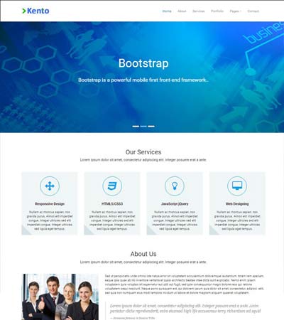 Free Corporate Bootstrap Template