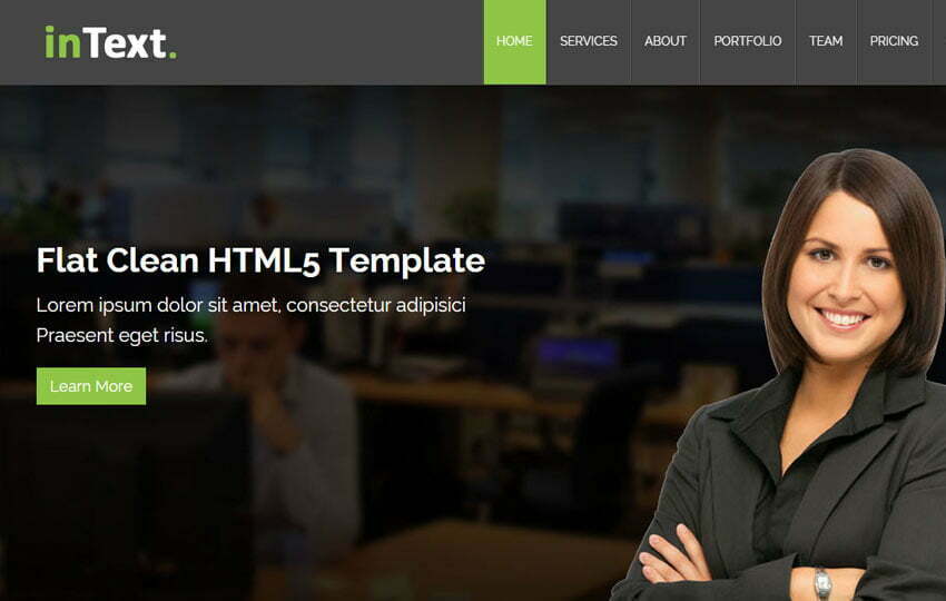Free Bootstrap Template for Business