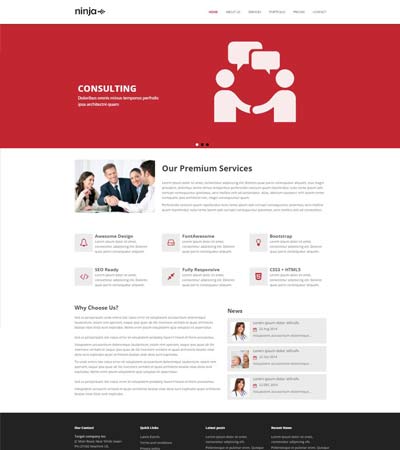 Consulting HTML Responsive Web Template