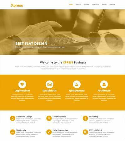 free bootstrap business template