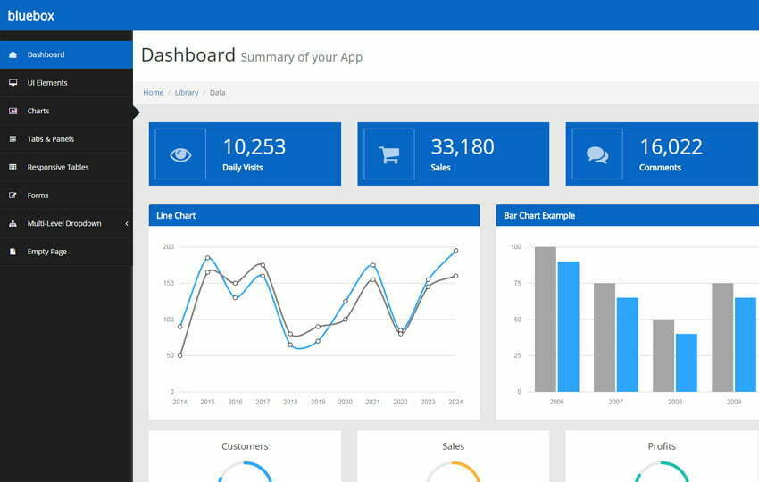 50+ Best Free Bootstrap Admin Templates 2020 - WebThemez