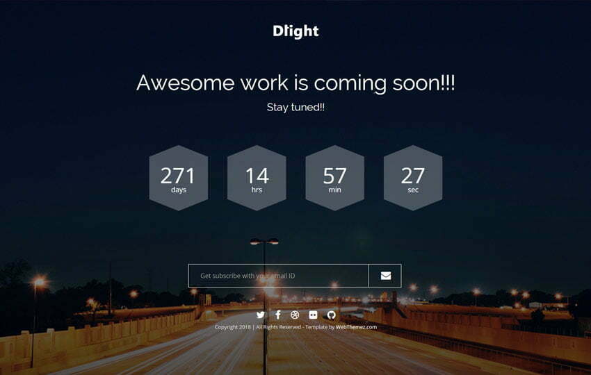 Free Coming Soon Bootstrap Template WebThemez