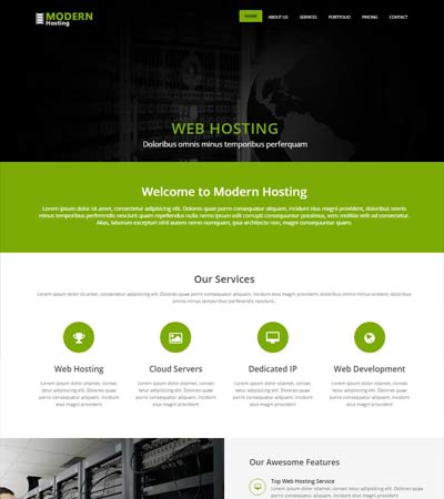 Hosting-services-Free-HTML5-Template