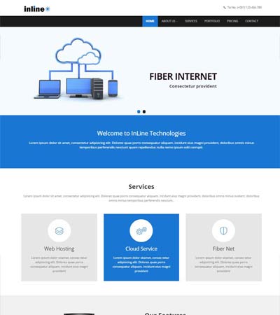 Free Html5 Website Template Industrial Services