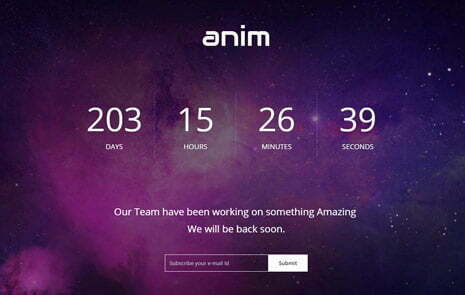 coming soon free web template