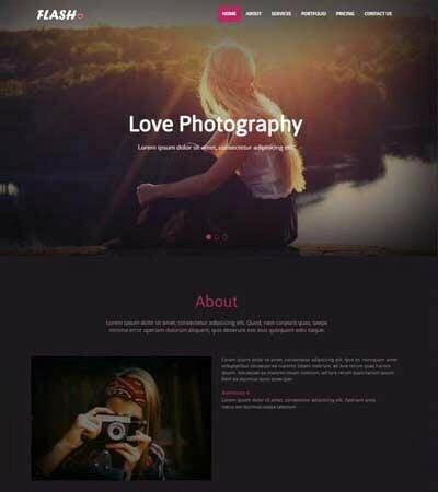 Flash-Photography-Bootstrap4-Website-Template