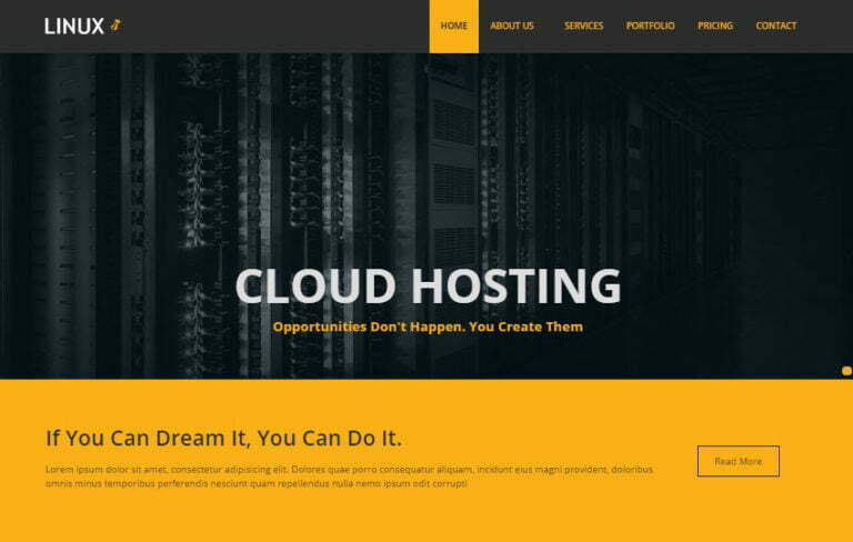 Download Free Web Hosting Bootstrap Template Webthemez Download Free Web Hosting Bootstrap Template Webthemez