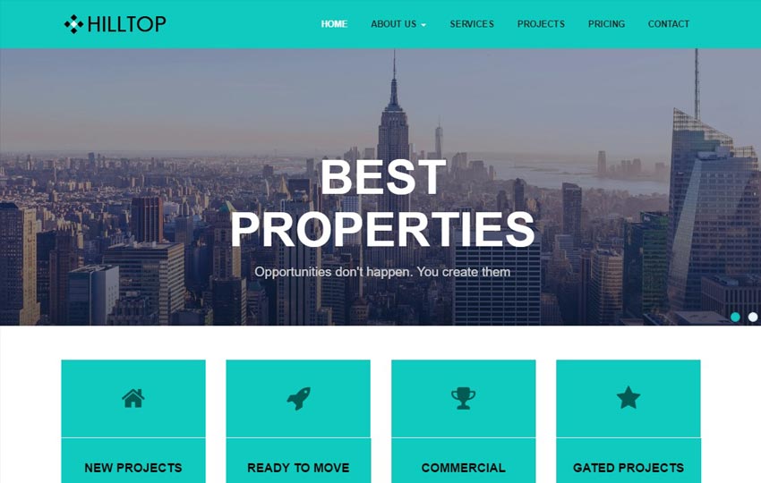 Real Estate Template Free Download In Html Printable Templates