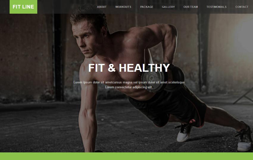 Sports & Fitness Web Templates 2022 - WebThemez