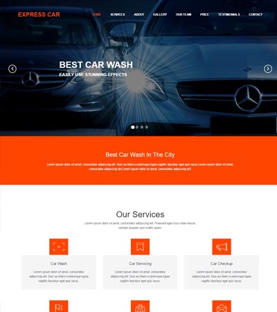 Car Wash Website