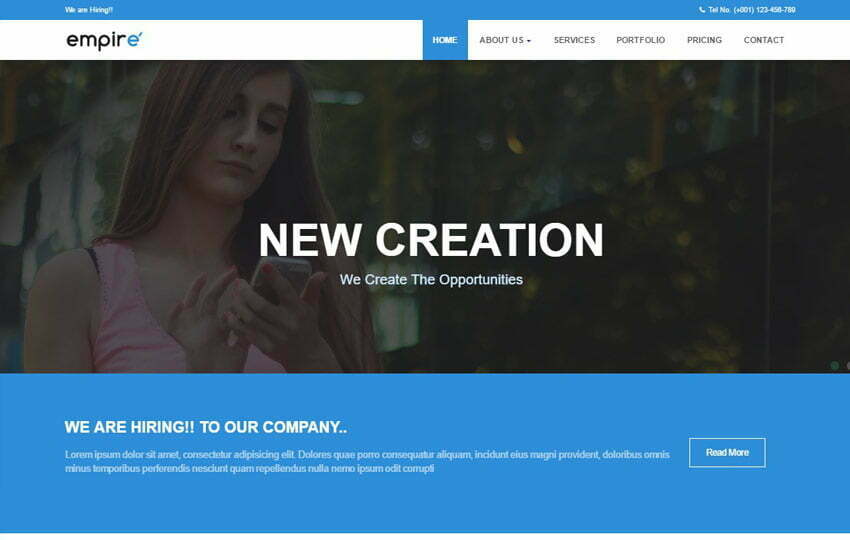 HTML5 Corporate Website Template