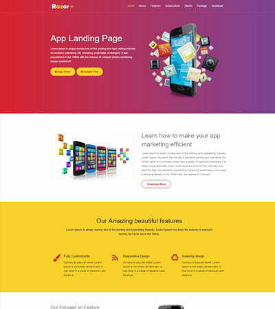 landing-page-template-bootstrap