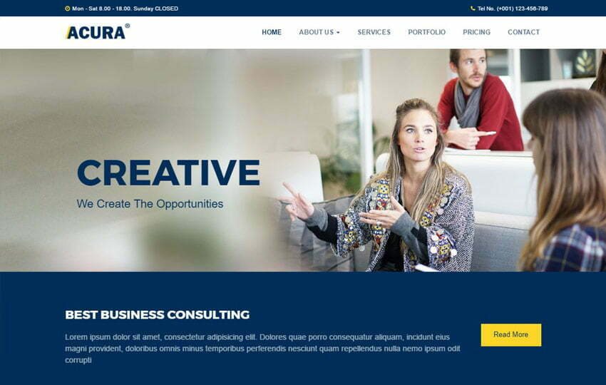 60 Must Have Free Html Corporate Website Templates For Year 2020