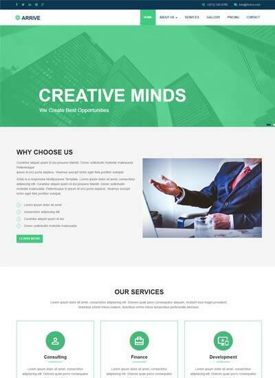 Business Responsive Website Template