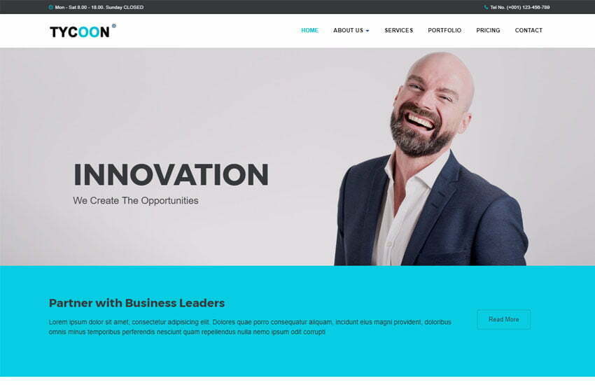 Corporate Bootstrap Html Website Template Free Download