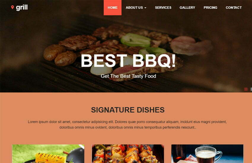 Restaurant Website