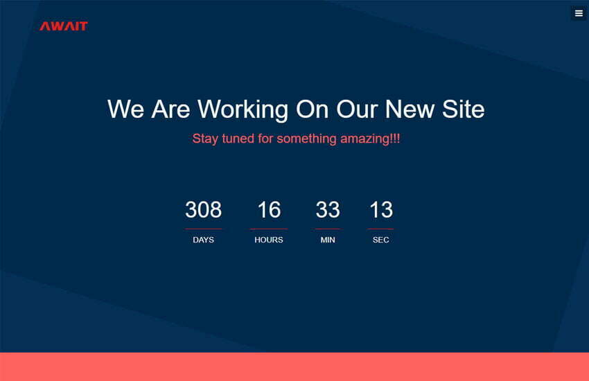 Best Coming Soon HTML Web Template For Free Download WebThemez