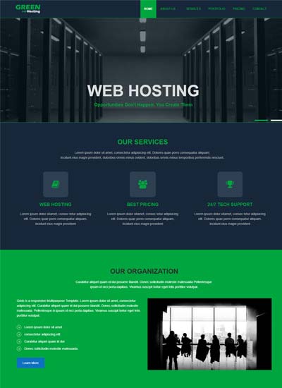 Latest Hosting Website Templates Free Download 2020 Webthemez Images, Photos, Reviews