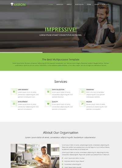 Multipurpose Bootstrap Website Template