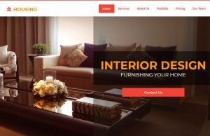 Interior Design Bootstrap Template