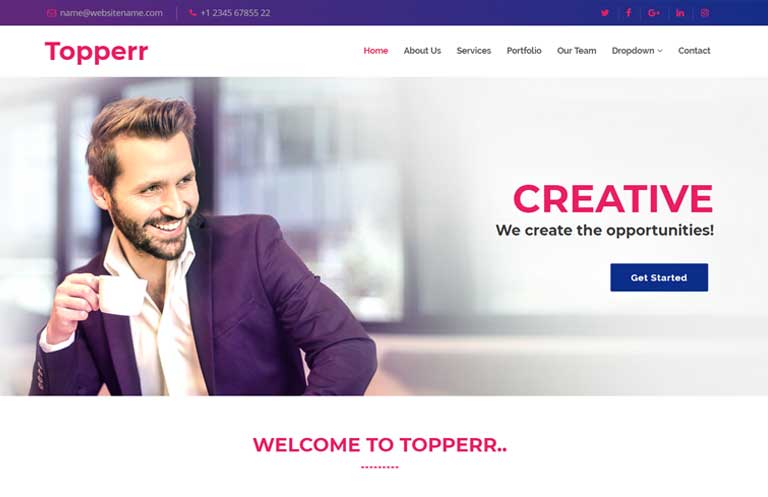 bootstrap-4-free-website-template