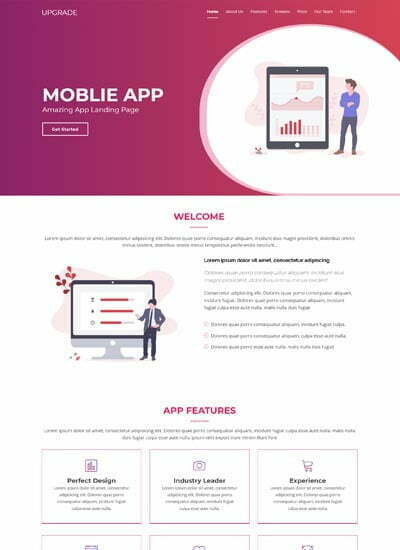 Bootstrap 4 Landing Page